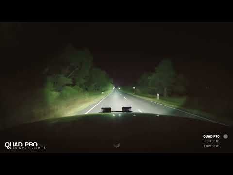 STEDI™ Quad Pro LED Spotlights - Night Driving Footage